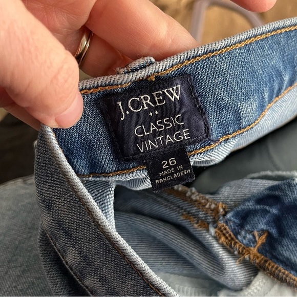 J. Crew Jeans Women's 26 Classic Vintage All Day Stretch Light Wash Slim BW360 - Picture 7 of 9